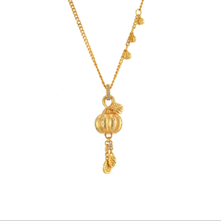 硕果累累南瓜流苏项链万事不难