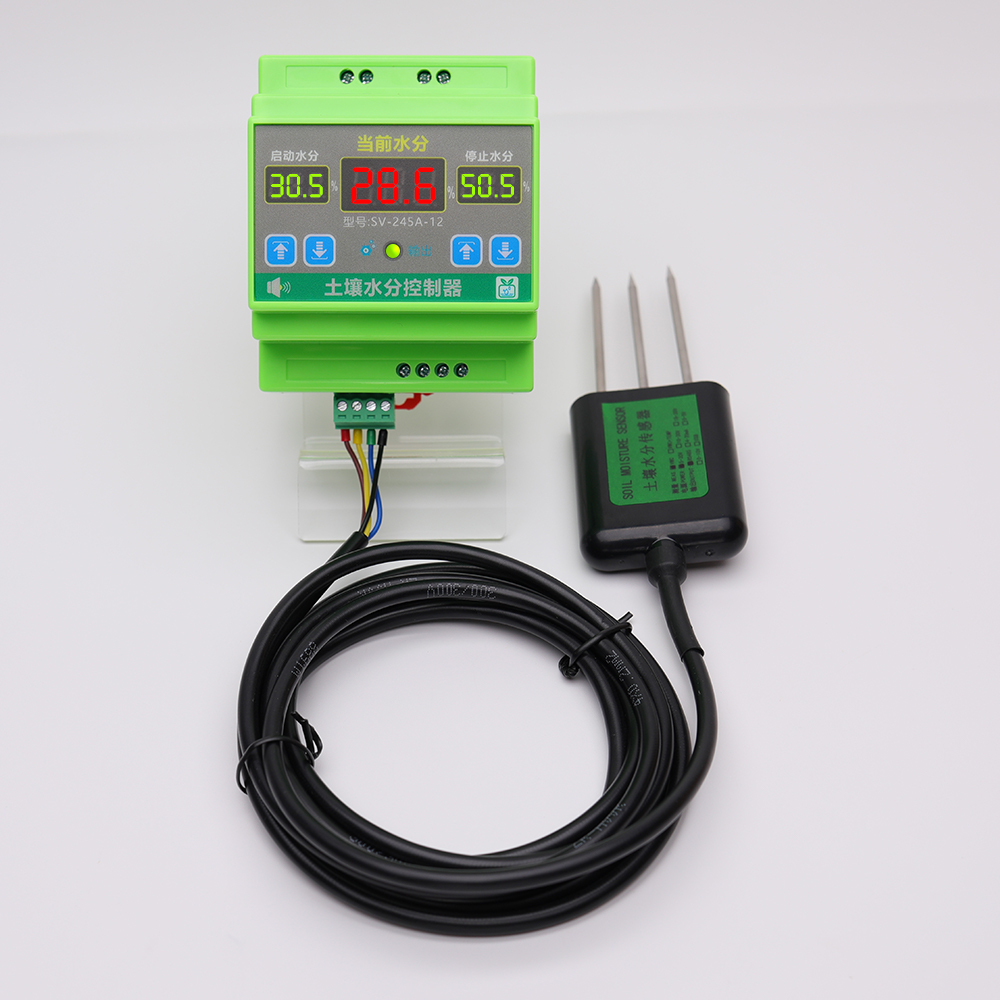 西法电子土壤水分控制器直流DC12~24V水分检测自动灌溉SV-245A-12
