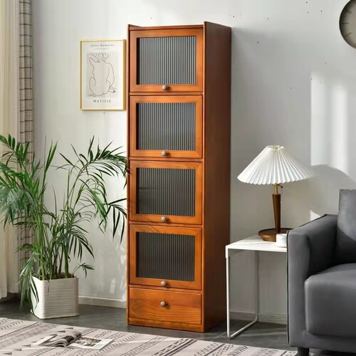 夹缝柜书柜卧室客厅厨房置物架