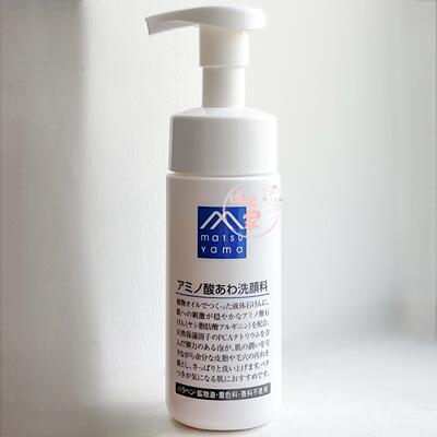 松山油脂氨皂按压泡沫洁面130ml