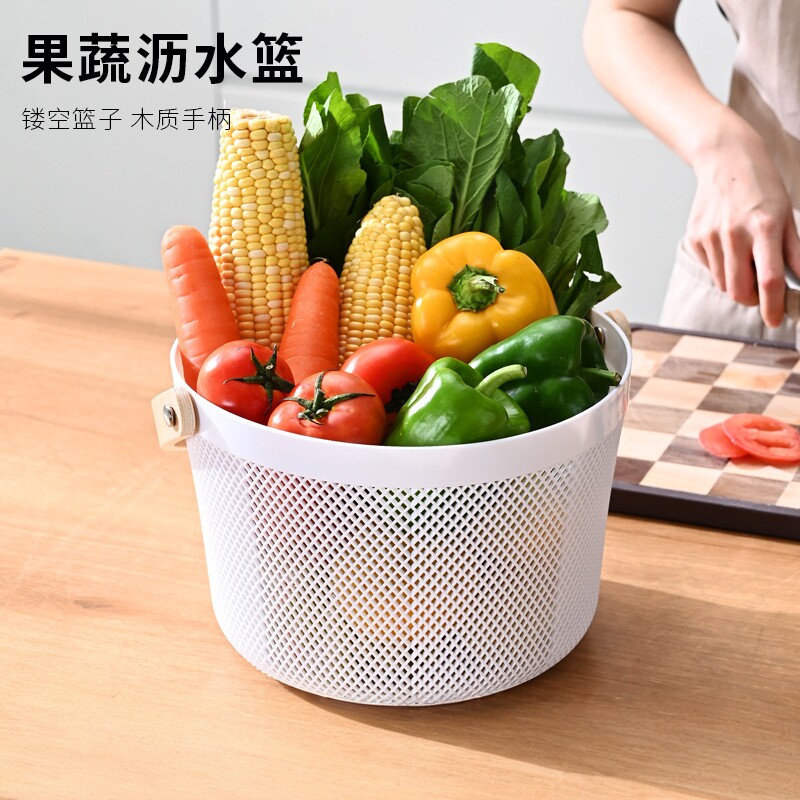 水果篮手提送人高级感伴手礼盒塑料收纳置物菜篮子菜筐洗菜沥水篮