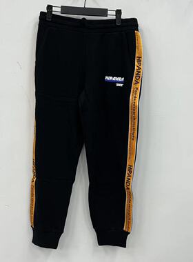 【CC家CC】女熊猫太空橙色织带拉毛针织长裤0194882619