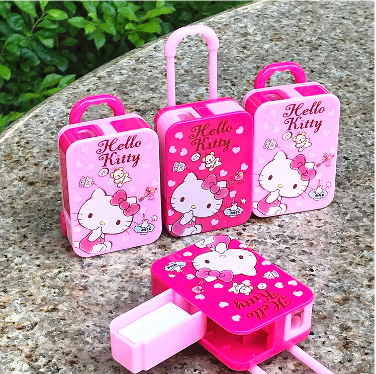 创意卡通kt猫仿真拉杆礼品卷笔刀