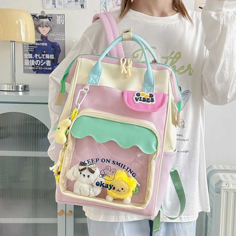 日系大容量电脑背包女新款