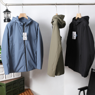 轻量化!新雪丽三防面料!外贸男装秋冬户外保暖百搭休闲棉服外套