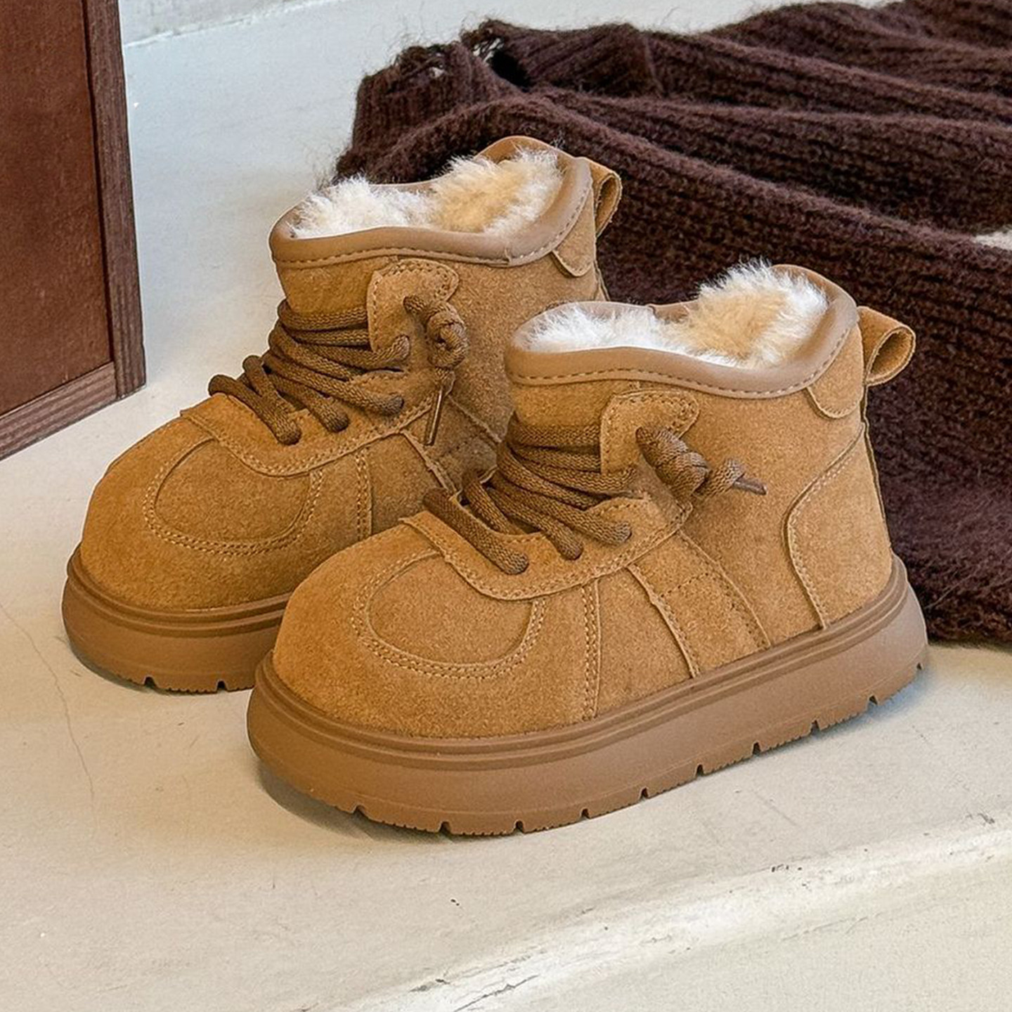 大头卡皮巴拉儿童雪地靴冬季加绒加厚保暖东北男女童大棉鞋中大童,童鞋/婴儿鞋/亲子鞋,雪地靴,淘宝优惠券,粉丝福利购,淘宝优惠卷