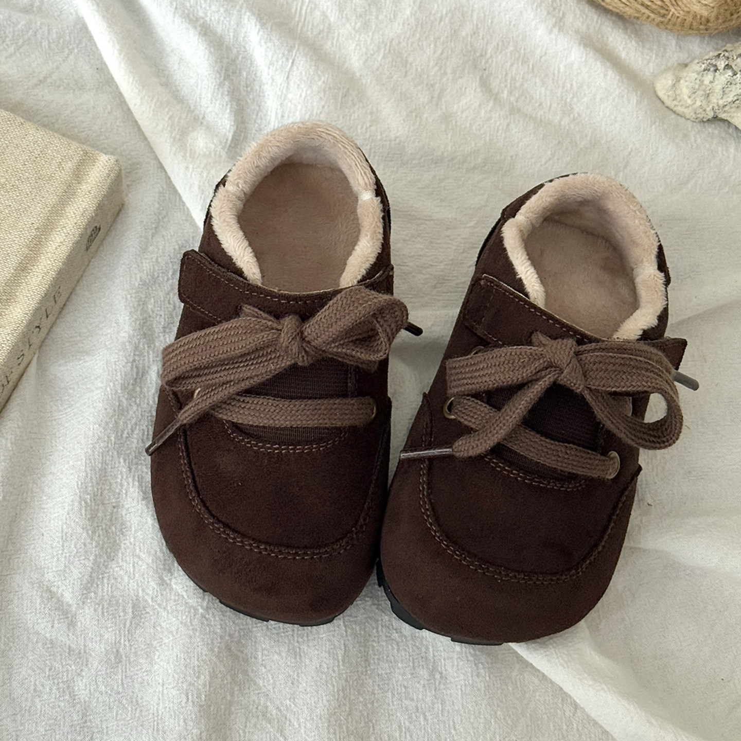 韩版丑萌儿童豆豆鞋洋气女童二棉鞋2025新款加绒冬季男宝宝休闲鞋,童鞋/婴儿鞋/亲子鞋,棉鞋,淘宝优惠券,粉丝福利购,淘宝优惠卷