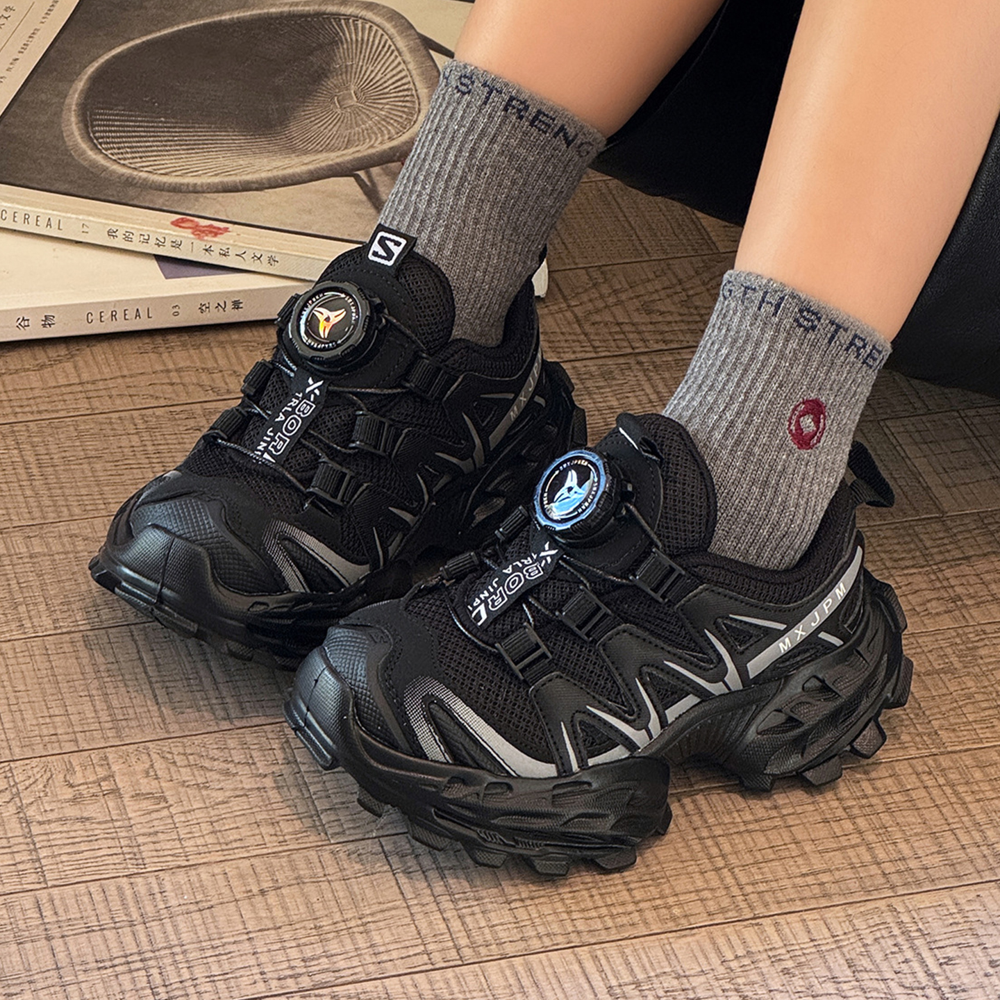 【全网热销】秋冬加绒潮酷老爹鞋