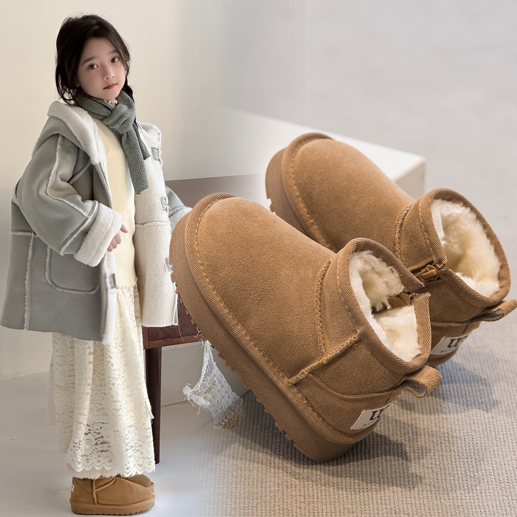 【UGQ正品】加厚保暖东北雪地靴