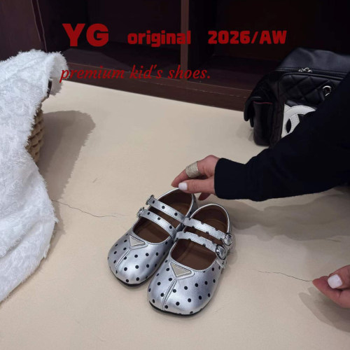 【YYG正品】复古波点公主皮鞋