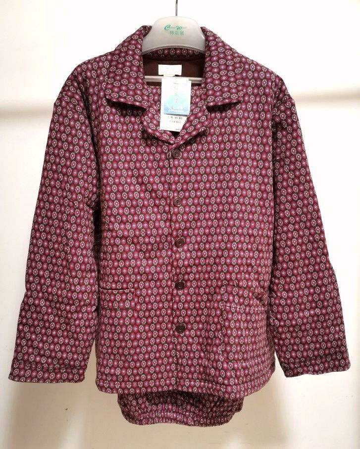 秋冬季家居服棉花堡男