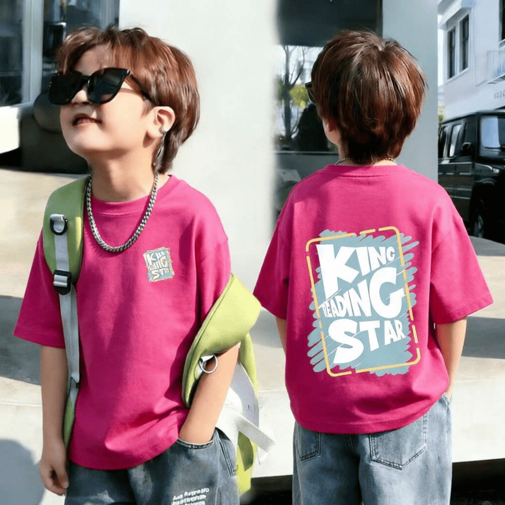 【纯棉】儿童夏季百搭短袖T恤韩版爆款男童中小童宝宝时髦上衣t恤