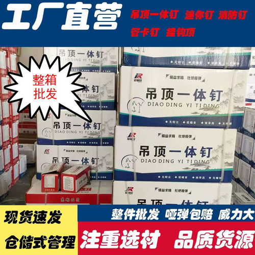 批发一体钉炮钉迷你枪圆片消防钉