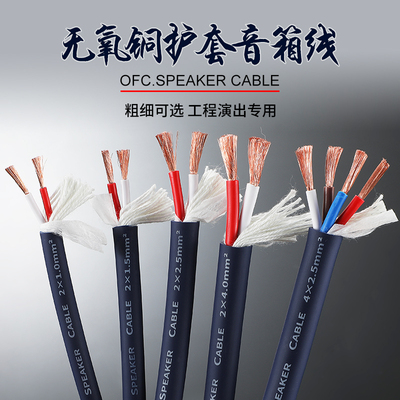 专业演出音响线材纯铜通用音箱线