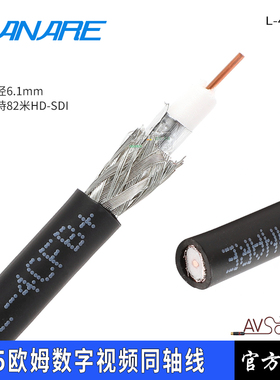 Canare/佳耐美 L-4CFB+广播级HD-SDI数字75欧高清同轴视频线75-4