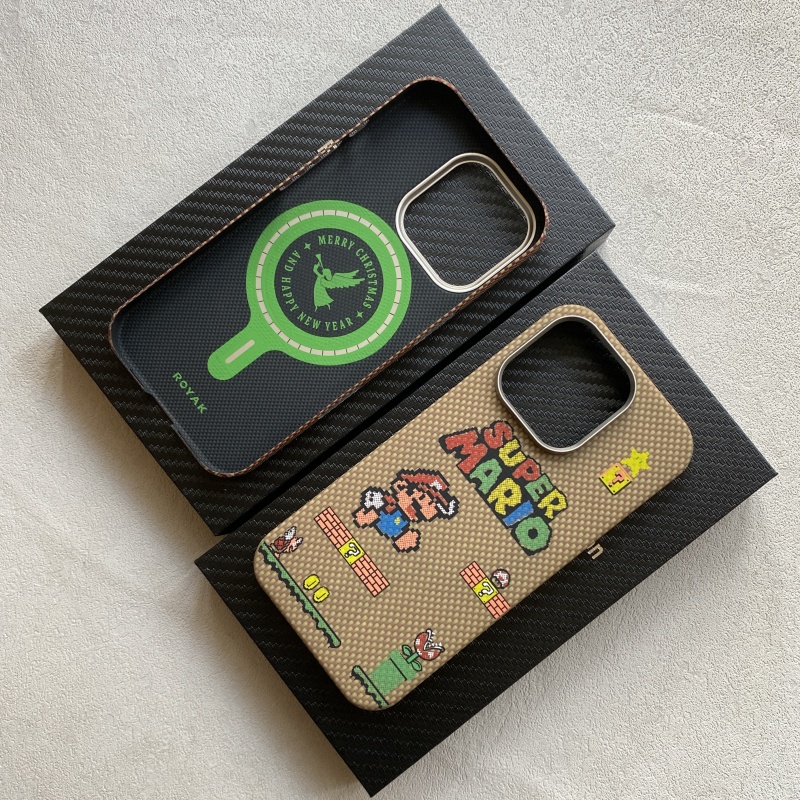 适用苹果16pro凯夫拉磨砂保护套