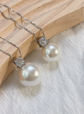 925银经典王妃澳母贝珍珠项链女