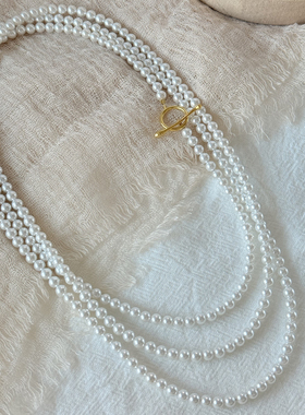 2026新款小米珠长款项链女