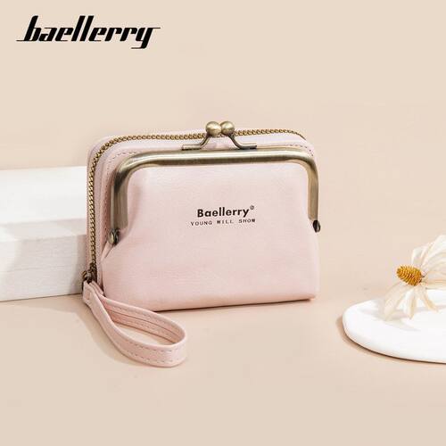 Baellerry跨境手提女士拉链零钱包风琴卡包迷你较口包wallet 钱包