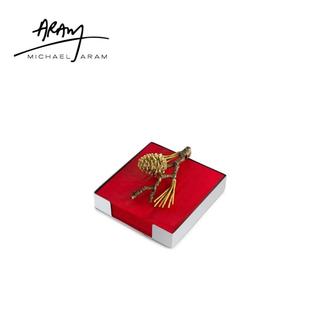 松果纸巾架手工不锈钢餐巾纸盒进口礼品 Aram美国原装 新品 Michael