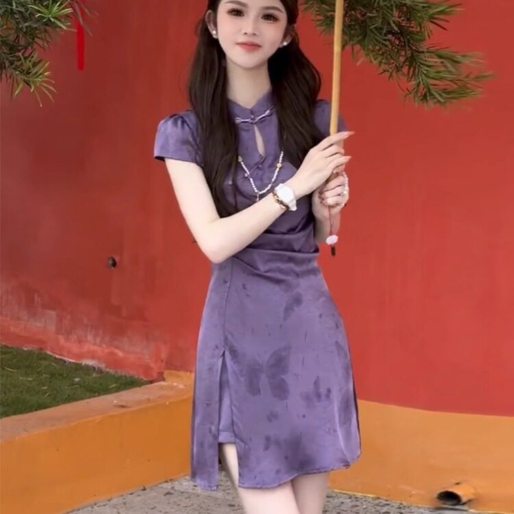 新中式连衣裙套装女夏季新款