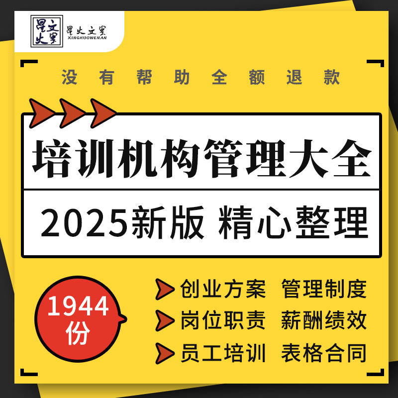 艺术教育机构培训学校创业管理制度薪酬绩效考核方案表格合同模板