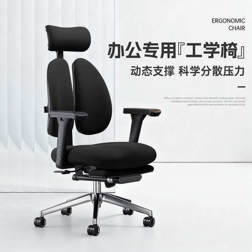 普格瑞司双背椅人体工学椅办公椅