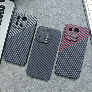 适用一加15手机壳一加13精孔ACE6保护壳ace2pro超薄一加ACE5竞速版 凯夫拉全包硬壳ACE3防摔碳纤维纹浮雕1