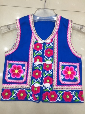 少数民族生活演出背心儿童马甲