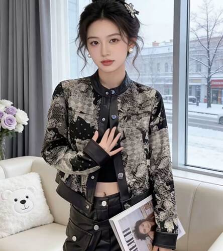 真皮羊皮气质名媛短款小香风外套女春季2026年新款