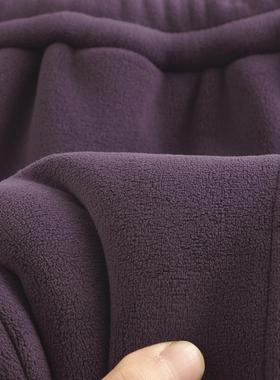紫色更有韵味！酱紫色500G重磅奥粒绒束脚卫裤女厚实保暖抽绳长裤