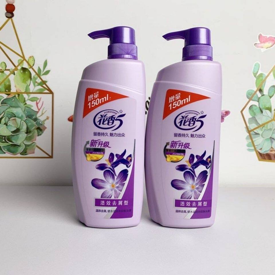 单双瓶选花香5脱普花香5洗发水焗油花香洗发水750ml活效去屑型