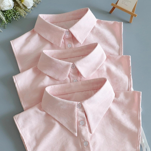 小雪之屋秋冬大尖领假领子女百搭内搭配毛衣粉色衬衫 饰假衣领 领装