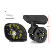 W026 146轮子 皮尔卡丹拉杆箱行李箱轮子配件万向轮皮箱轱辘LKL