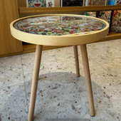 裱 钻石画装 饰 实木圆形画框 包邮 十字绣装 定制 国画