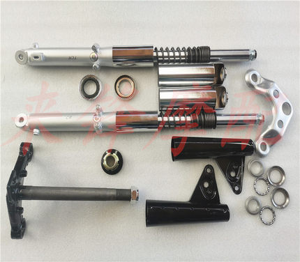 摩托车嘉陵70前减振JH70前后减震器嘉陵JH70C前叉避震器后叉