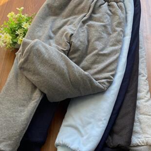 学生冬季儿童加厚加肥保暖棉裤男童加棉运动裤女童丝绵简约长裤