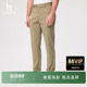 子通勤休闲长裤 Hazzys哈吉斯夏季 裤 简约百搭纯色时尚 男士