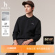 Hazzys哈吉斯圆领卫衣男装 甄选 休闲通勤简约上衣宽松T恤 秋季