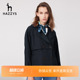 休闲外套 春秋季 Hazzys哈吉斯宽松短款 风衣女士时尚