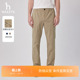 锥形裤 潮流长裤 纯色休闲裤 子时尚 商务裤 Hazzys哈吉斯春夏男士