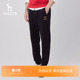 微弹休闲运动潮流卫裤 纯色长裤 直筒裤 Hazzys哈吉斯春秋男士
