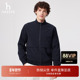 Hazzys哈吉斯春夏英伦风简约潮流时尚 休闲男士 简约立领夹克外套