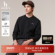 休闲通勤简约上衣宽松T恤 Hazzys哈吉斯圆领卫衣男装 秋季 甄选