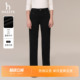 女秋季 直筒裤 休闲通勤经典 潮流时尚 水洗长裤 Hazzys哈吉斯牛仔裤