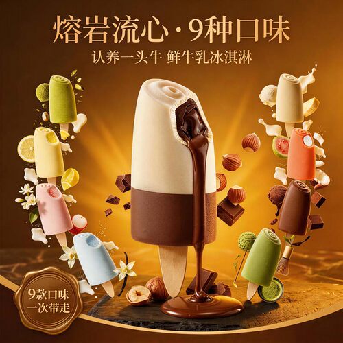 认养一头牛鲜牛乳冰淇淋
