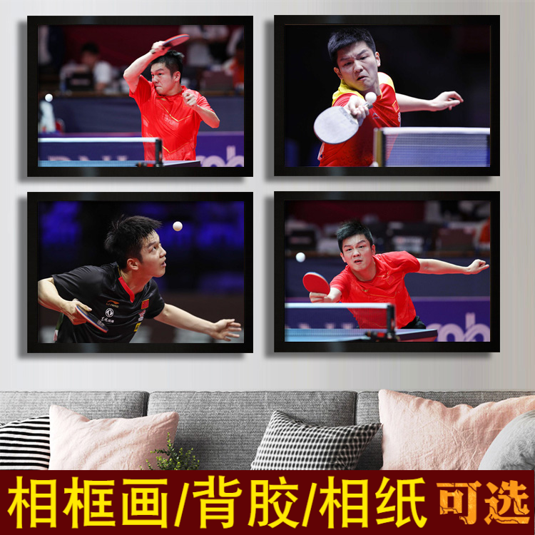 乒乓球馆樊振东海报周边体育运动