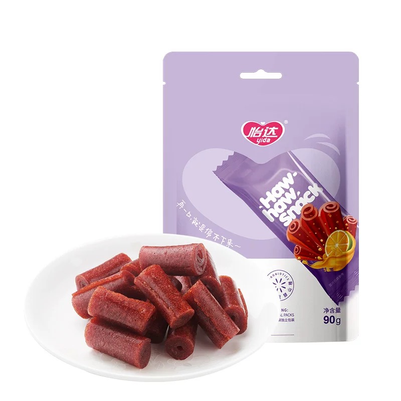 临期特价 怡达果粒乳酸菌果丹皮90g山楂卷山零食休闲开胃儿童山楂