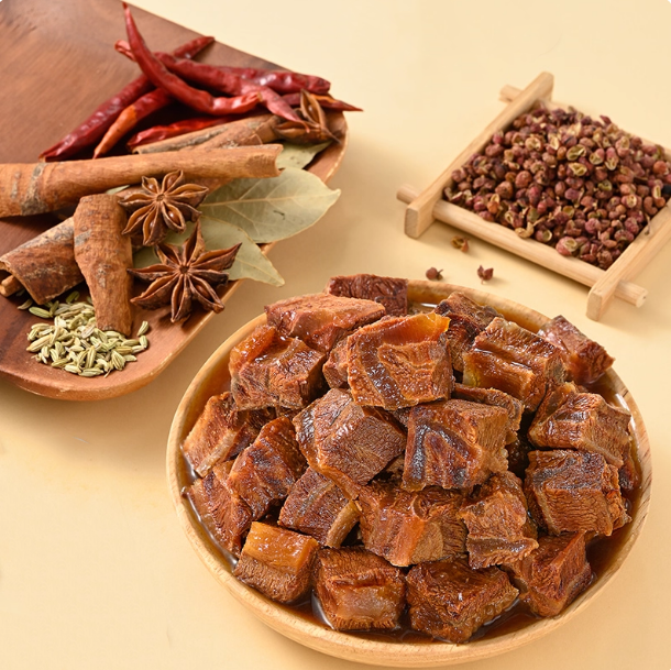 临期特价 内蒙古草原卤汁牛肉约200g下酒菜肉类零食小吃即食特产