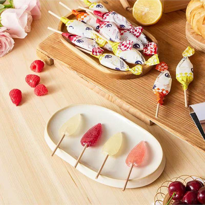 临期特价 法国倍乐果树莓/柠檬/橙子可乐262.4g 内20只水果棒棒糖